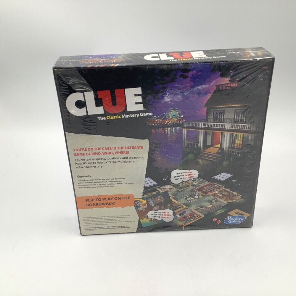 Clue The Classic Mystery Game with A Second Crime Scene New Sealed